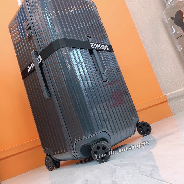RIMOWA行李箱PC拉鏈箱 易烊千璽同款行李箱 essential trunk plus系列全新色彩系列男女款拉杆箱 gdx1125